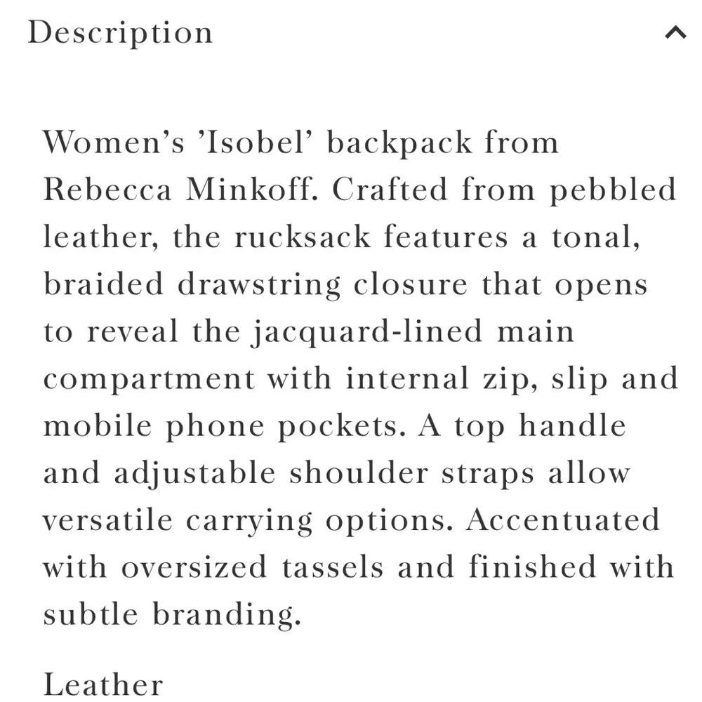 Rebecca Minkoff Women's Isobel Backpack